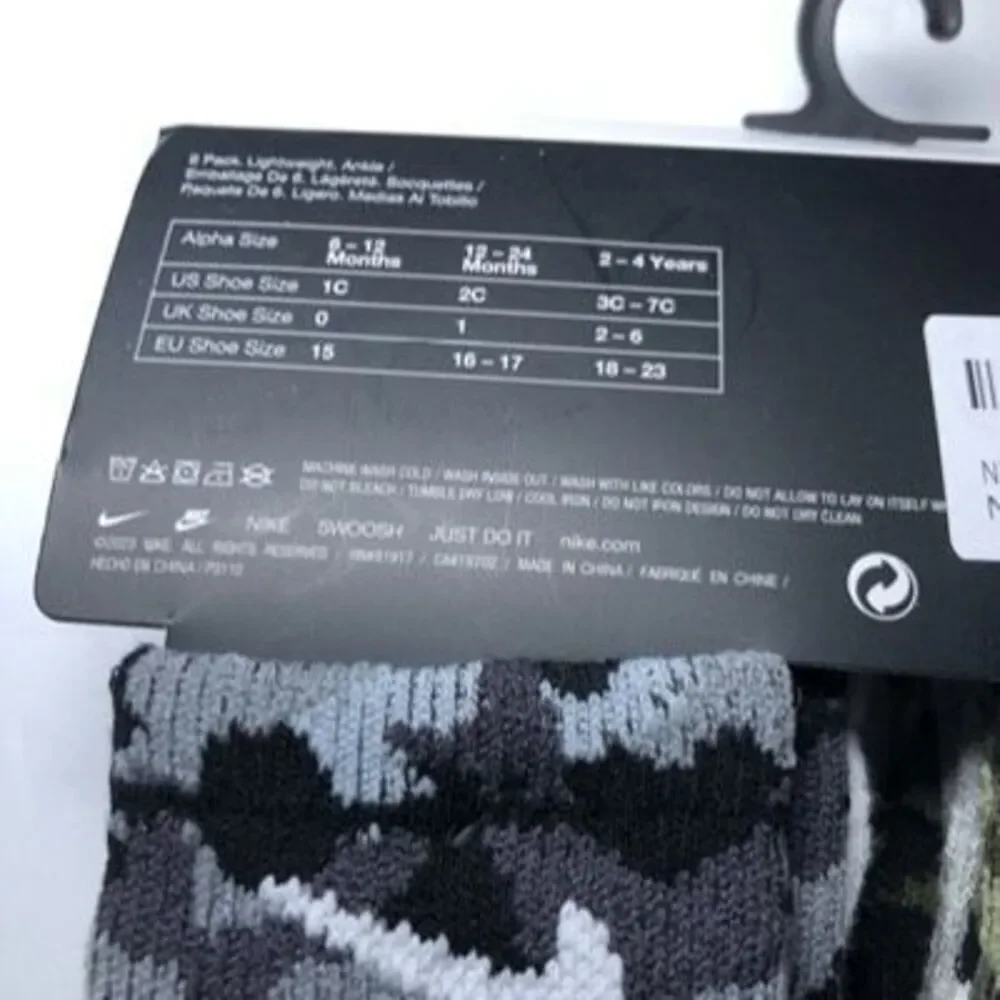 Nike Baby Socks 6-pack 6-12 months
